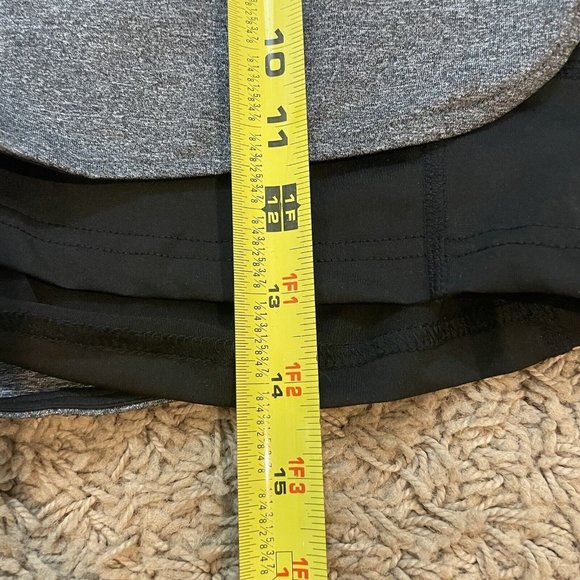 NWT Cool Run Women's Gray Compression Running Shorts Athletic Size Large L - Picture 7 of 7